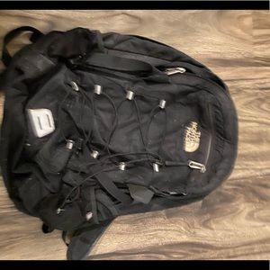 Black north face back pack